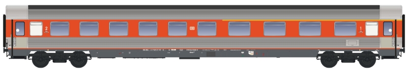 L.S. Models LS46011-1DC - H0 - Personenwagen Abwümz 227, 1./2. Kl., DB, Ep. IV